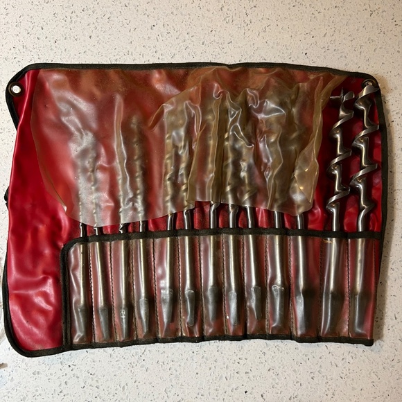 IRWIN Auger Bit Co.13 Piece Drill Set Sizes 1/4 - 15/15 - Picture 2 of 6